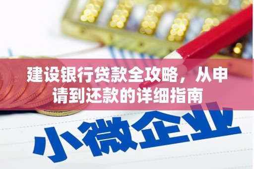 津南建设银行贷款全攻略，从申请到还款的详细指南