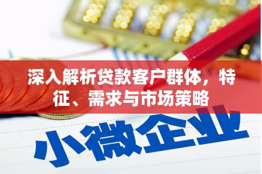 津南深入解析贷款客户群体，特征、需求与市场策略