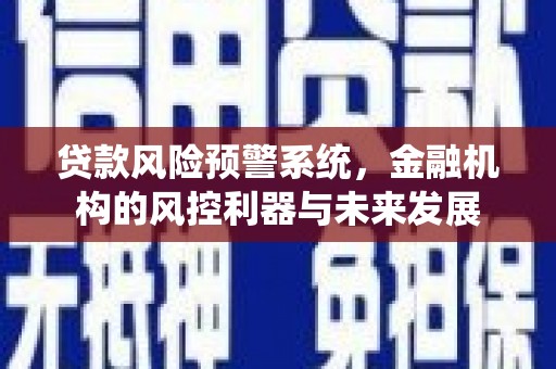津南贷款风险预警系统，金融机构的风控利器与未来发展