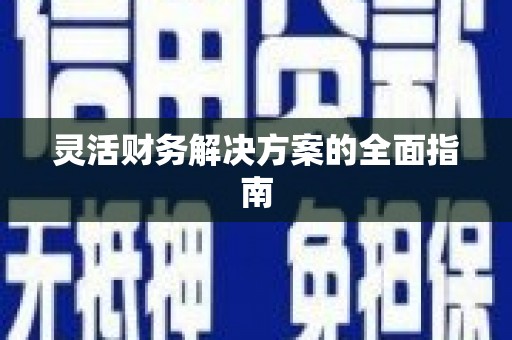 津南灵活财务解决方案的全面指南