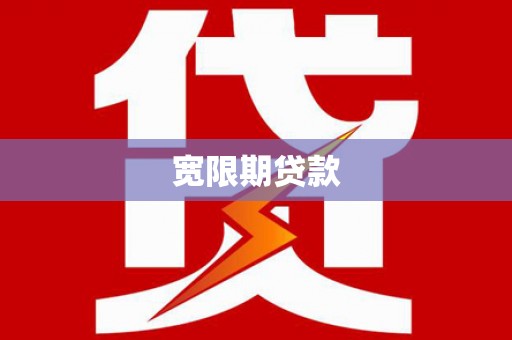 津南宽限期贷款