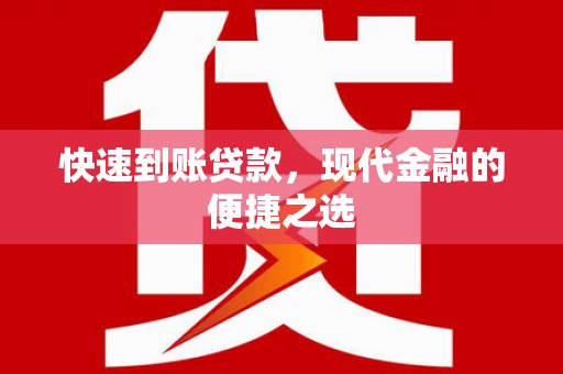 津南快速到账贷款，现代金融的便捷之选