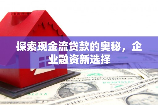津南探索现金流贷款的奥秘，企业融资新选择