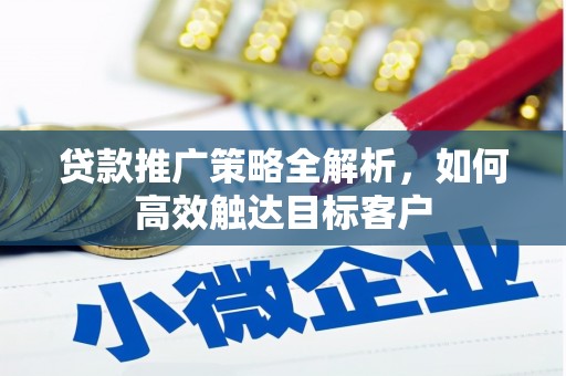 津南贷款推广策略全解析，如何高效触达目标客户