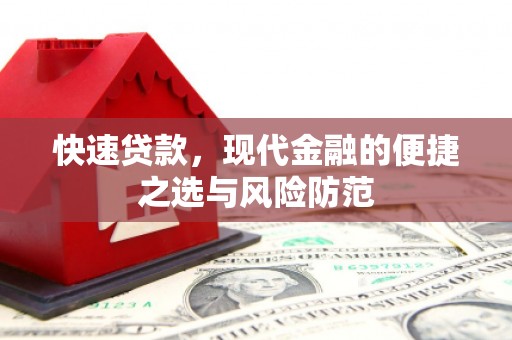 津南快速贷款，现代金融的便捷之选与风险防范