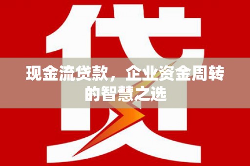 津南现金流贷款，企业资金周转的智慧之选