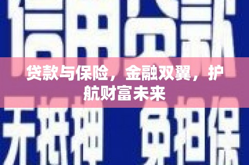 津南贷款与保险，金融双翼，护航财富未来