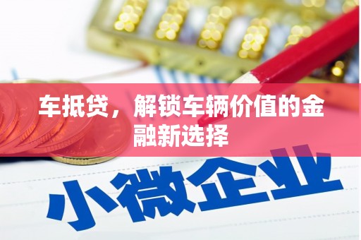 津南车抵贷，解锁车辆价值的金融新选择