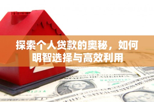 津南探索个人贷款的奥秘，如何明智选择与高效利用