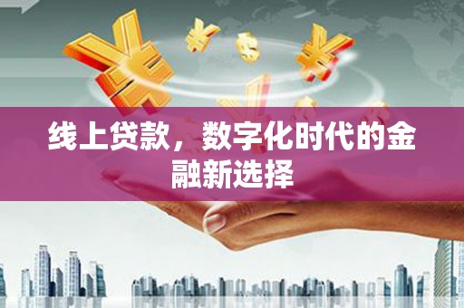 津南线上贷款，数字化时代的金融新选择