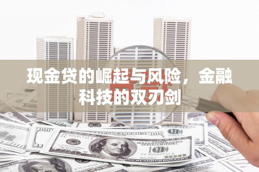 津南现金贷的崛起与风险，金融科技的双刃剑