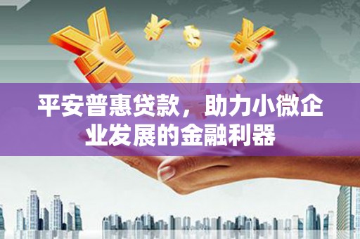 津南平安普惠贷款，助力小微企业发展的金融利器