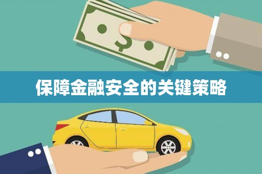 津南保障金融安全的关键策略